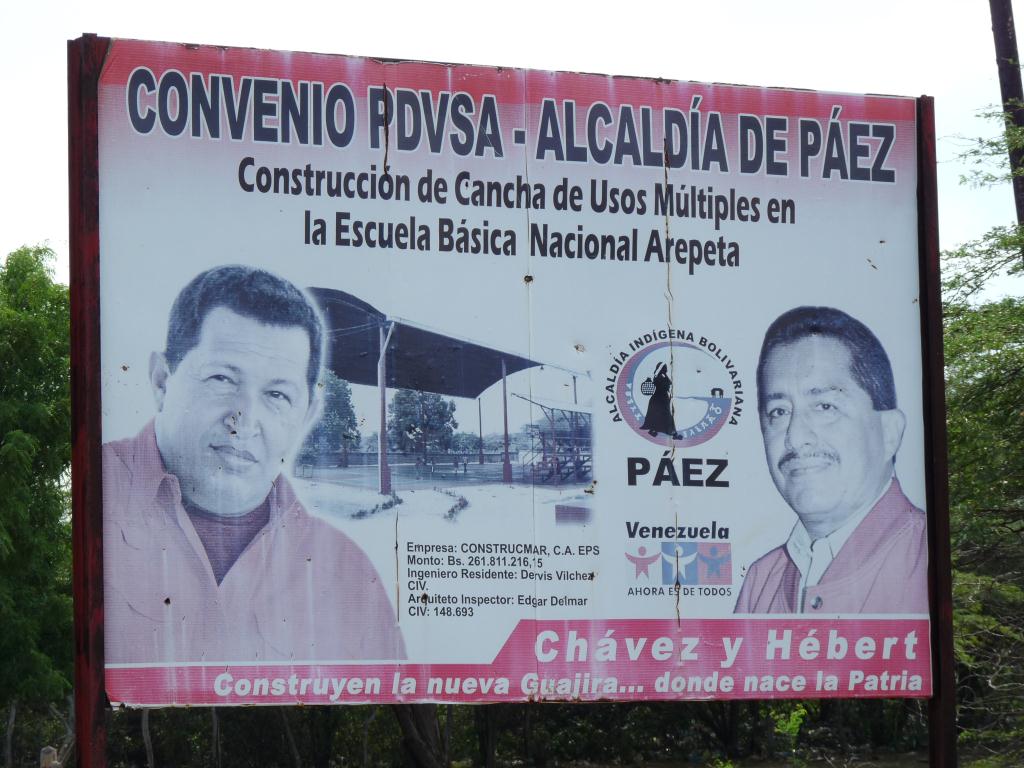 Venezuela: The ever present President Chavez signs