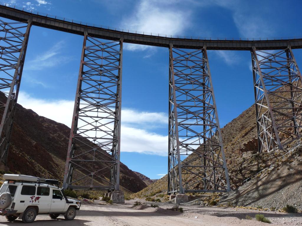 Argentina: Viaducto La Polvorilla on Ruta 40 (4177m)
