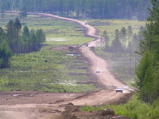 Russia: New Road from Kharbarovsk to Chita