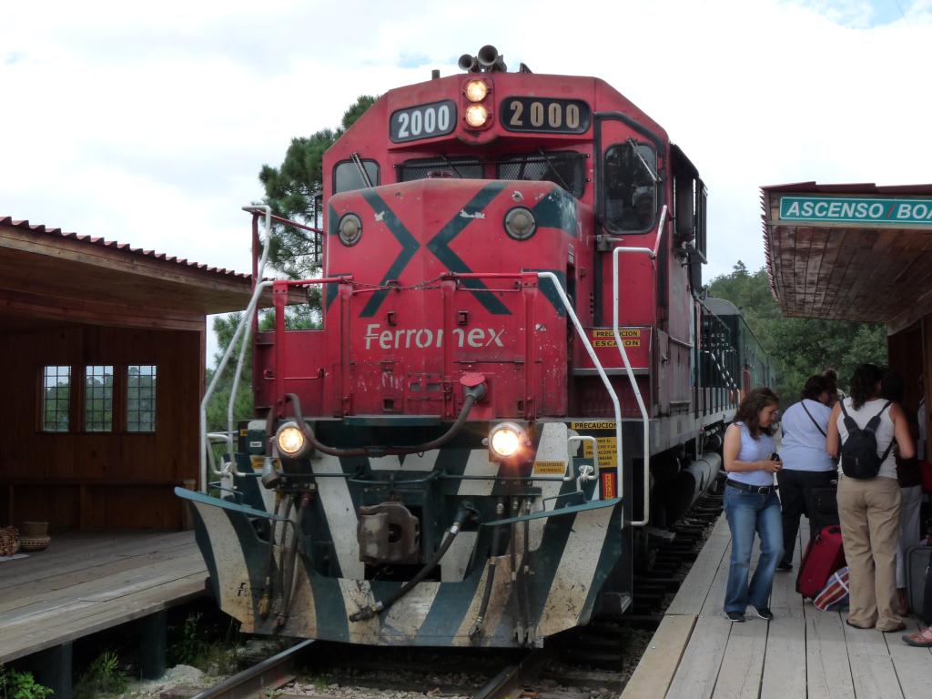 Mexico: Copper Canyon, Posada Barrancas Railway Station