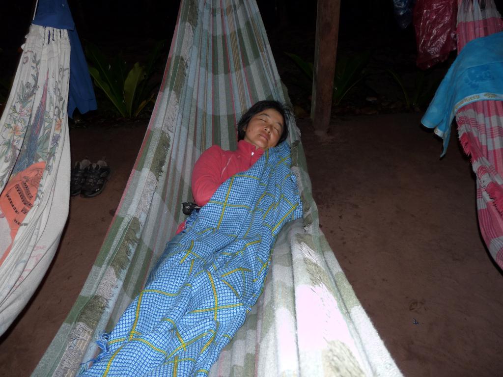 Brazil: Spending the night outdoors in a hammock