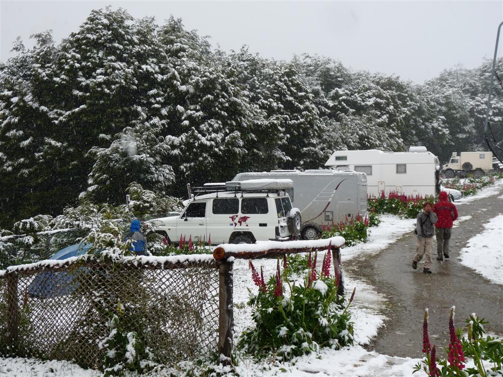 Argentina: Boxing day at "La Pista" campground in Ushuaia