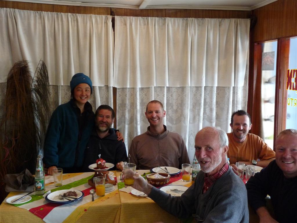 Chile: Geoff's Birthday party in Puerto Natales
