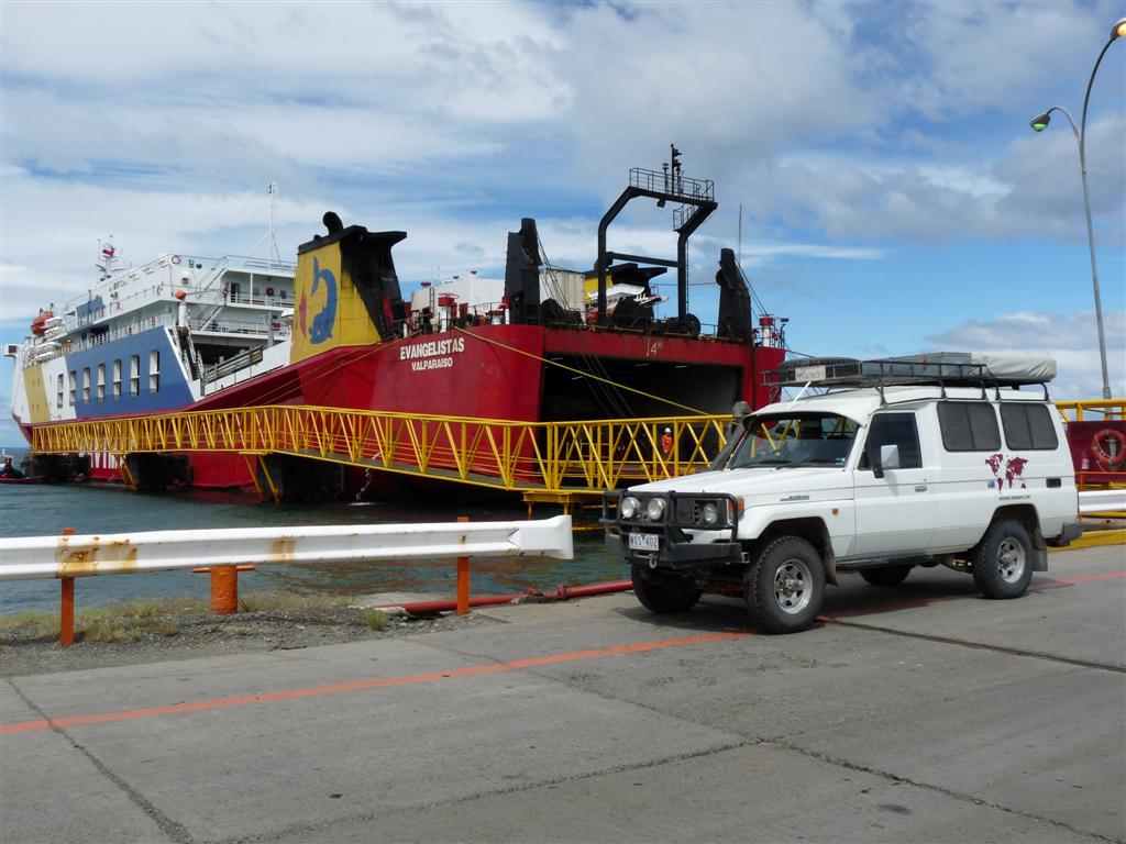 Chile: Disembarking at Puerto Natales