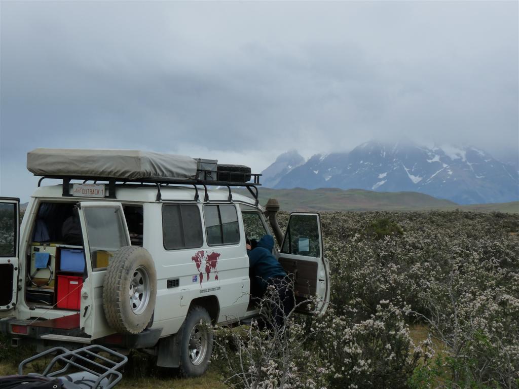 Chile: Camping outside Torres del Paine
