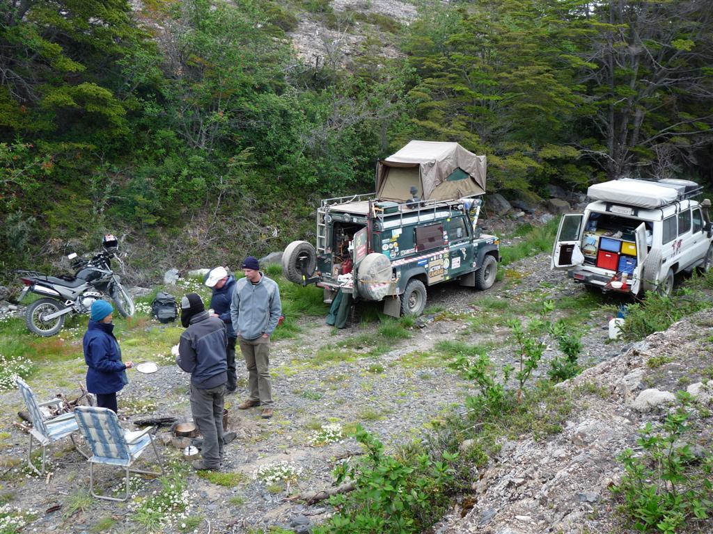 Chile: Bush camp outside Torres del Paine National Park