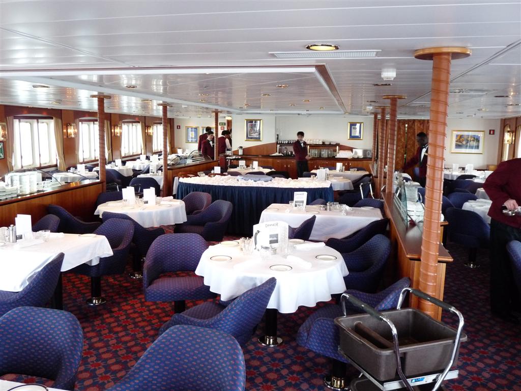 Antarctica: The Ship Dining Room