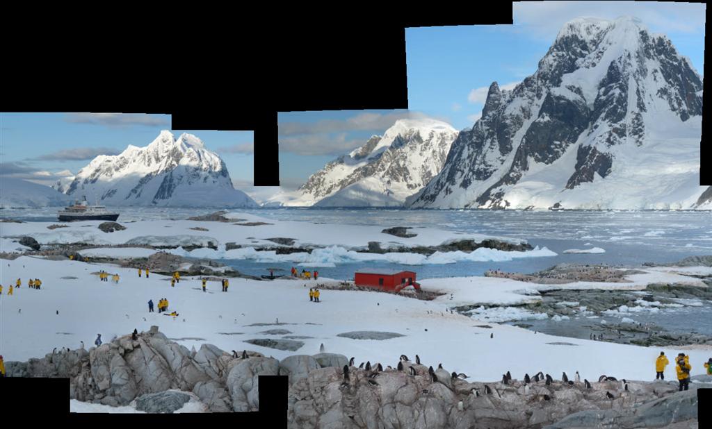 Antarctica: Useful Island Panorama