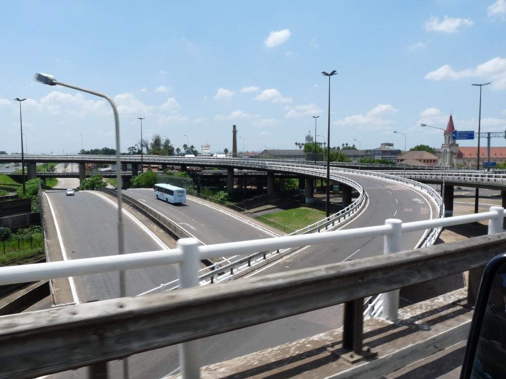 Brazil: Porto Alegre modern freeways