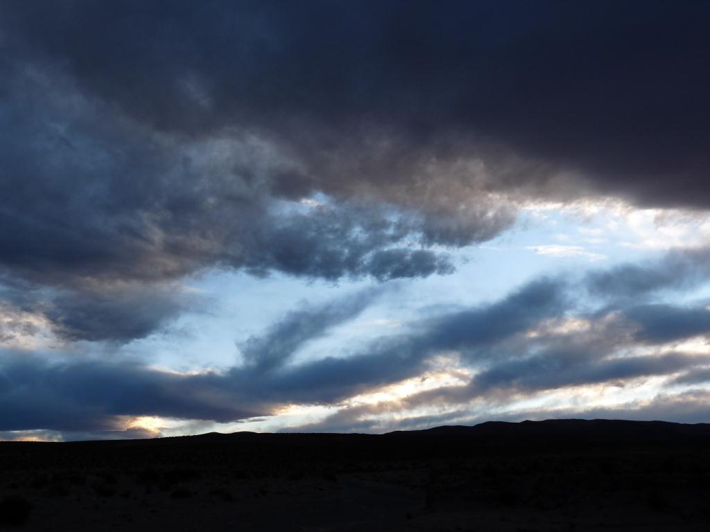 Argentina: Rain clouds while camping on Ruta 40