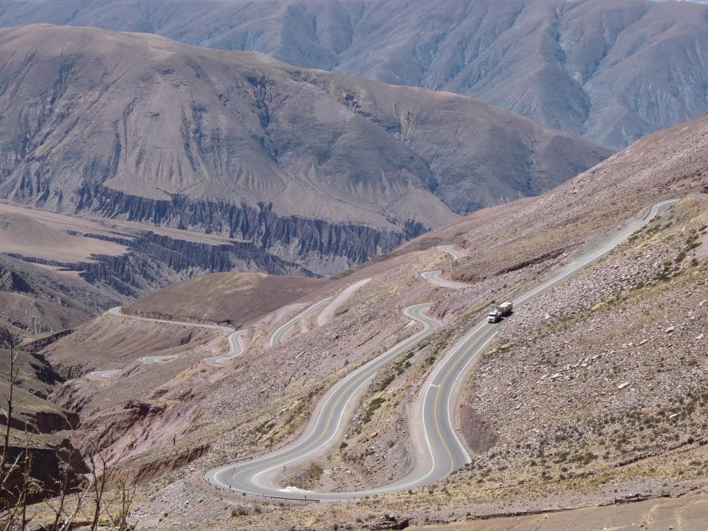 Argentina: Ruta 52 pass West of Purmamarca