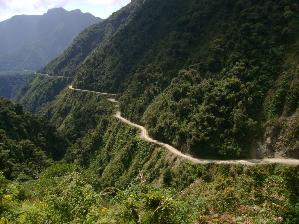 Bolivia: Biking down the World's Most Dangerous Road (4640m to 1100m)