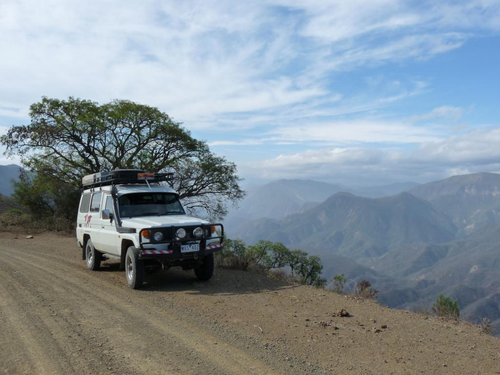 Bolivia: Che Guevara Road en route Samaipata (2700m)