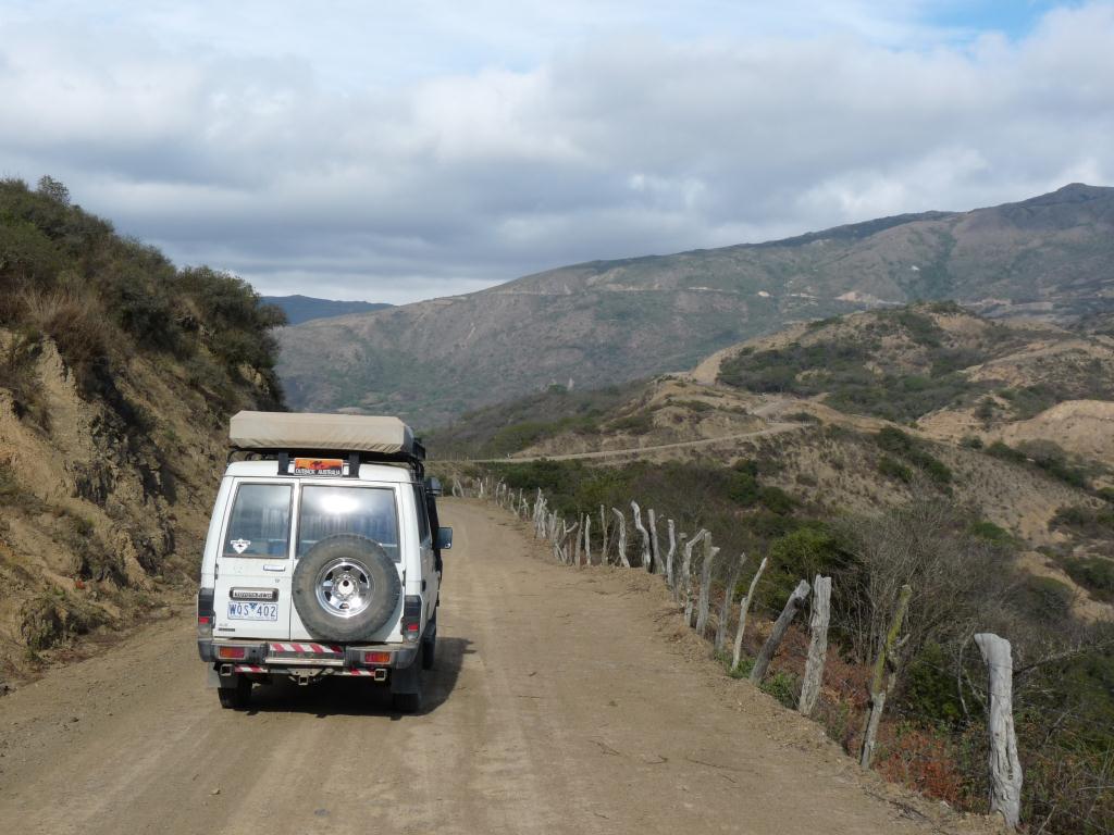 Bolivia: Che Guevara Road en route Samaipata (2700m)