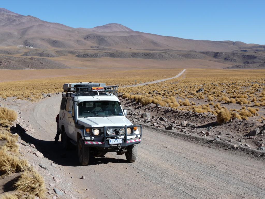 Chile: en route Geysers el Tatio