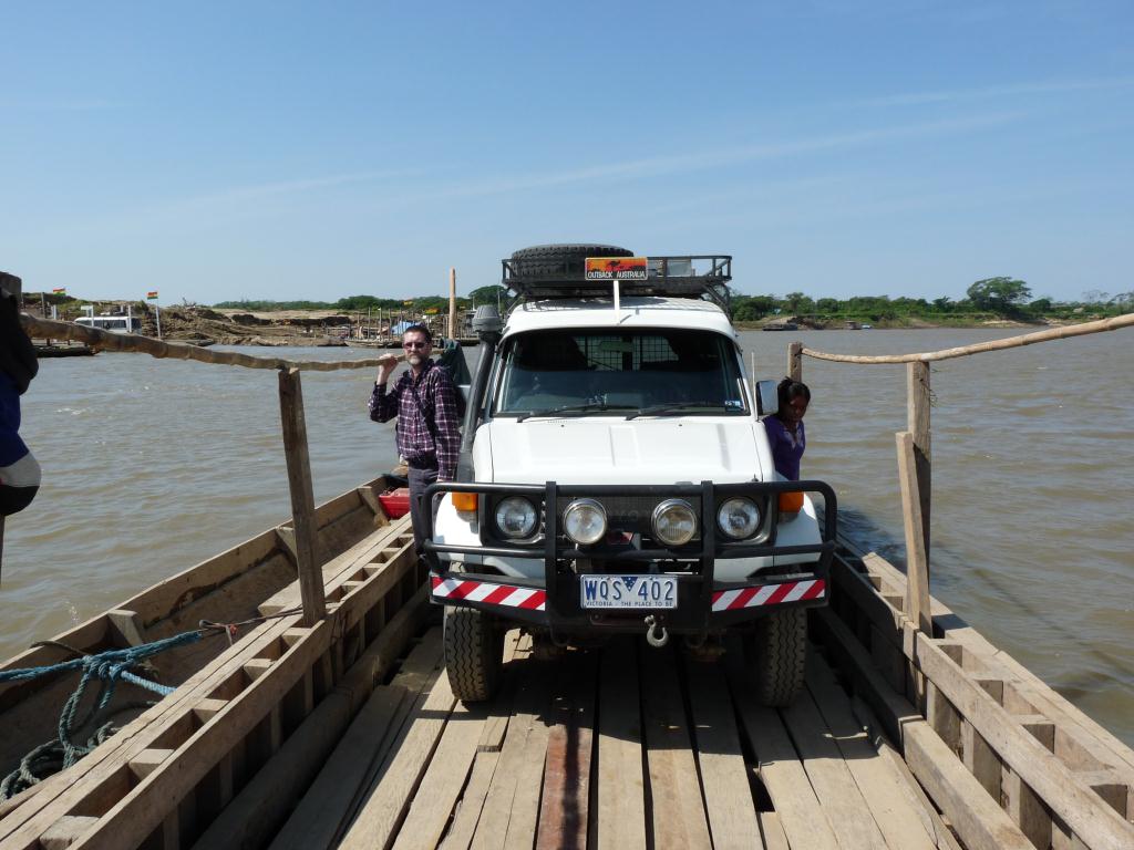 Bolivia: Ruta 9 - Crossing the Mamore River