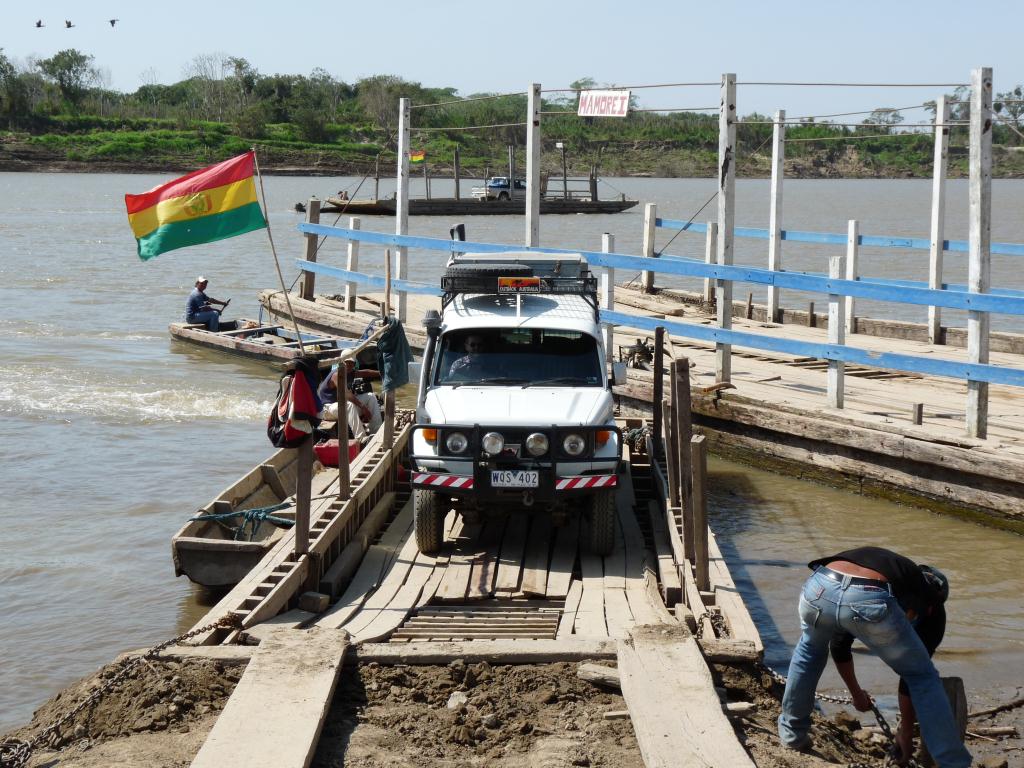 Bolivia: Ruta 9 - Crossing the Mamore River