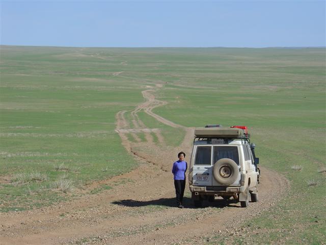 Mongolia: The main highway