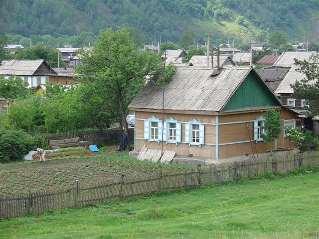 Russia: Village Farm House