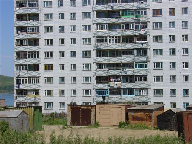 Russia: Former era aprtment block